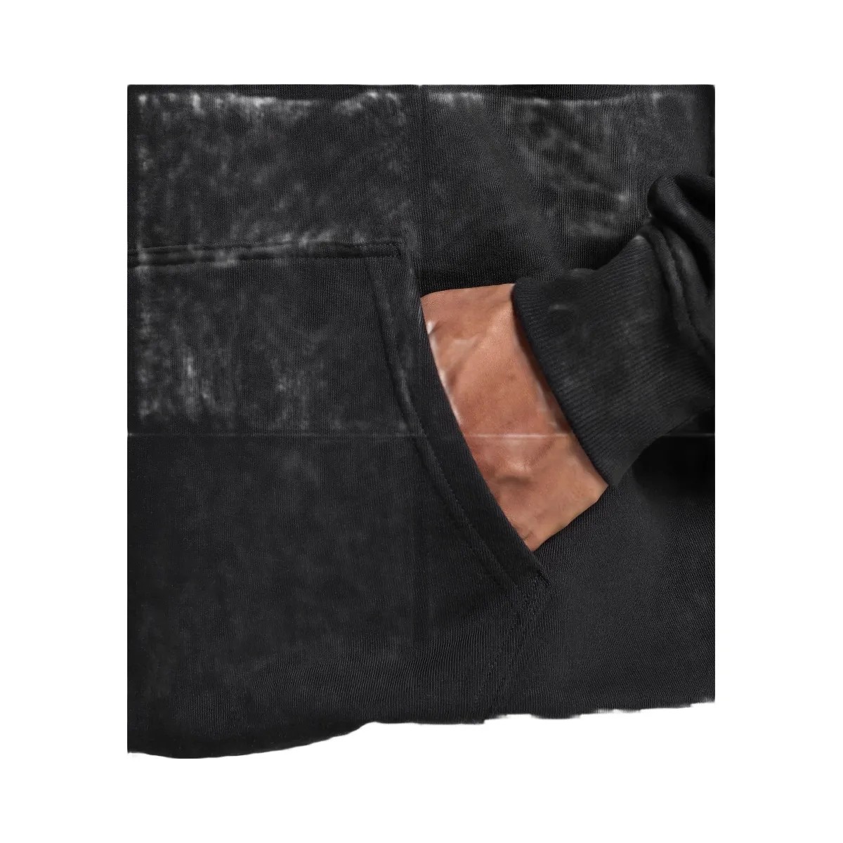 Gymshark Lifting Essentials Hoodie - Black - HypeFly India View 6
