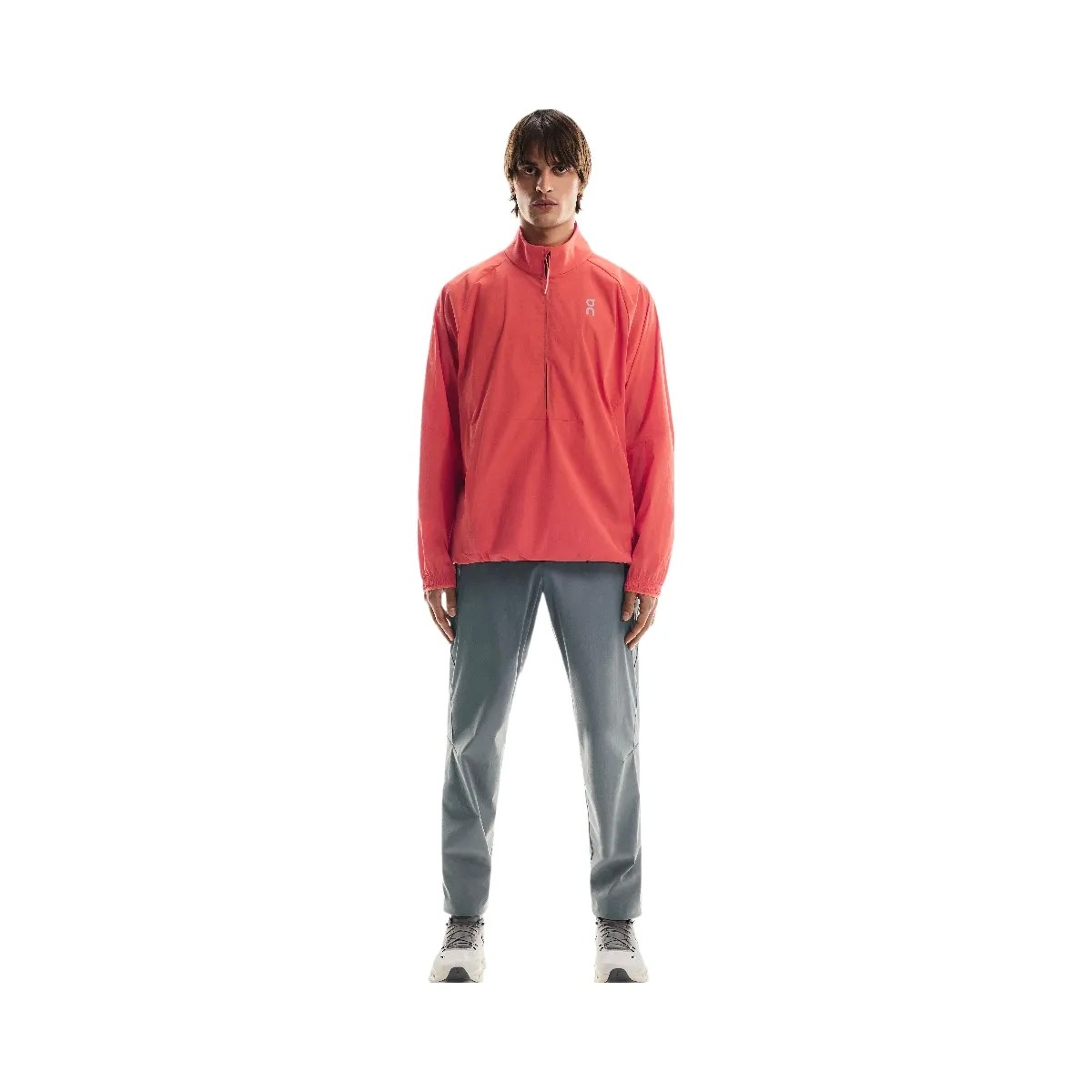 On All-Day 1/2 Zip Jacket Coral - HypeFly India View 4