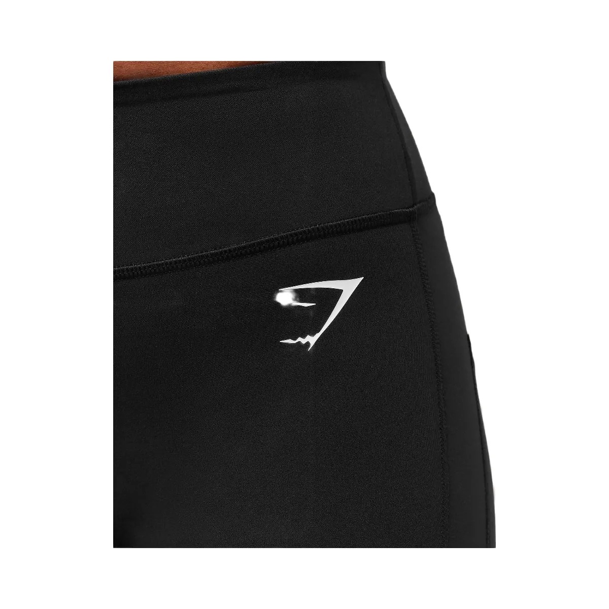 Gymshark Superset Back Pocket Flared Leggings - Black - HypeFly India View 5