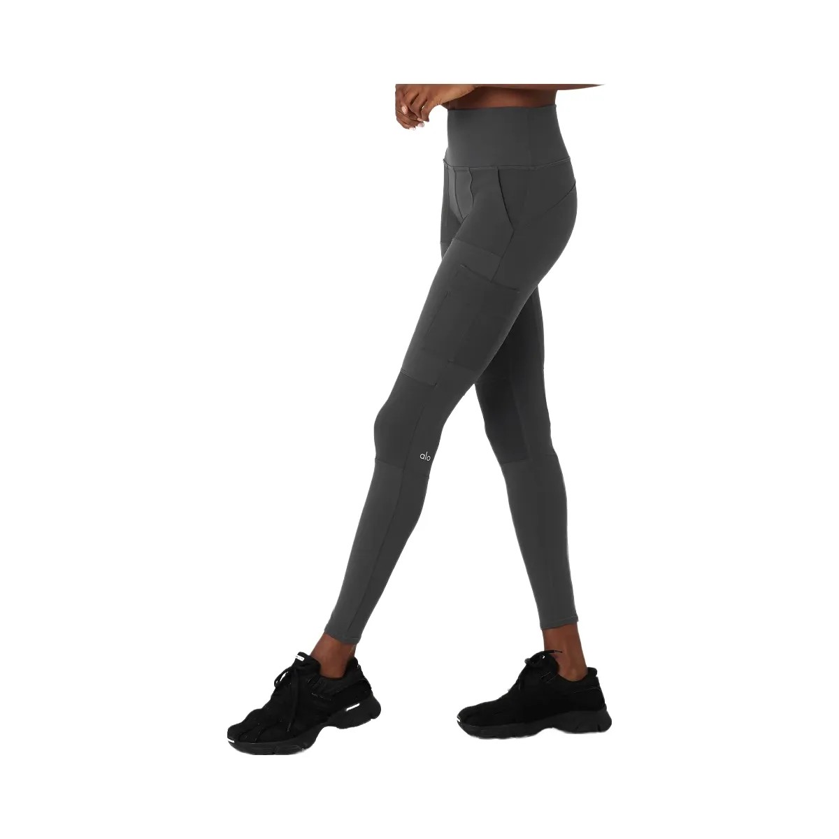 Alo Women's High-Waist Cargo Legging - Anthracite - HypeFly India View 1