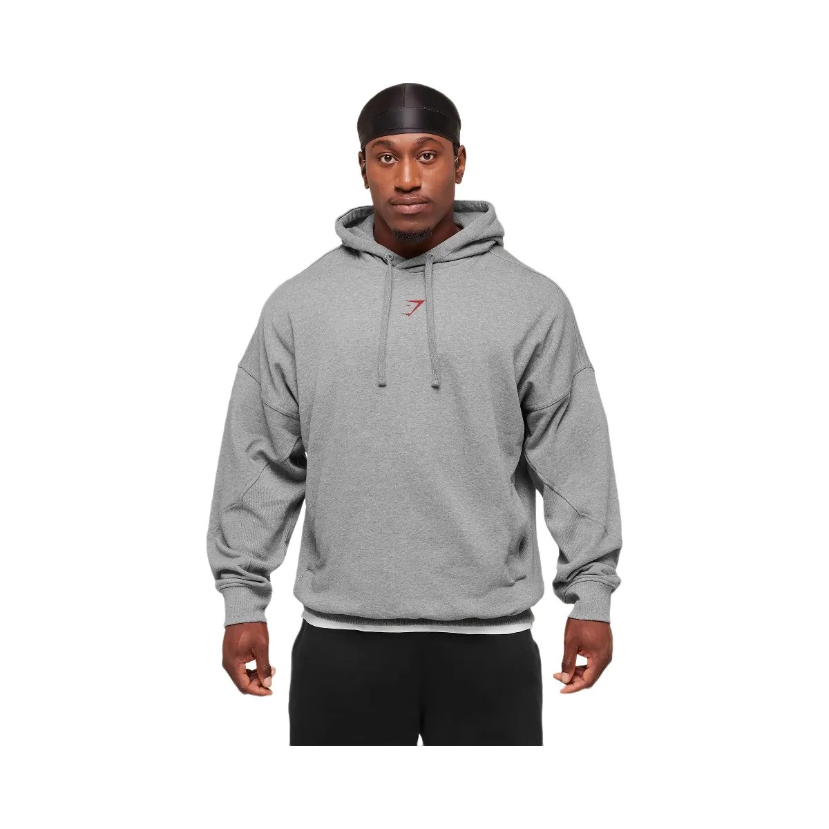 Gymshark Power Hoodie - Charcoal Core Marl - HypeFly India View 1