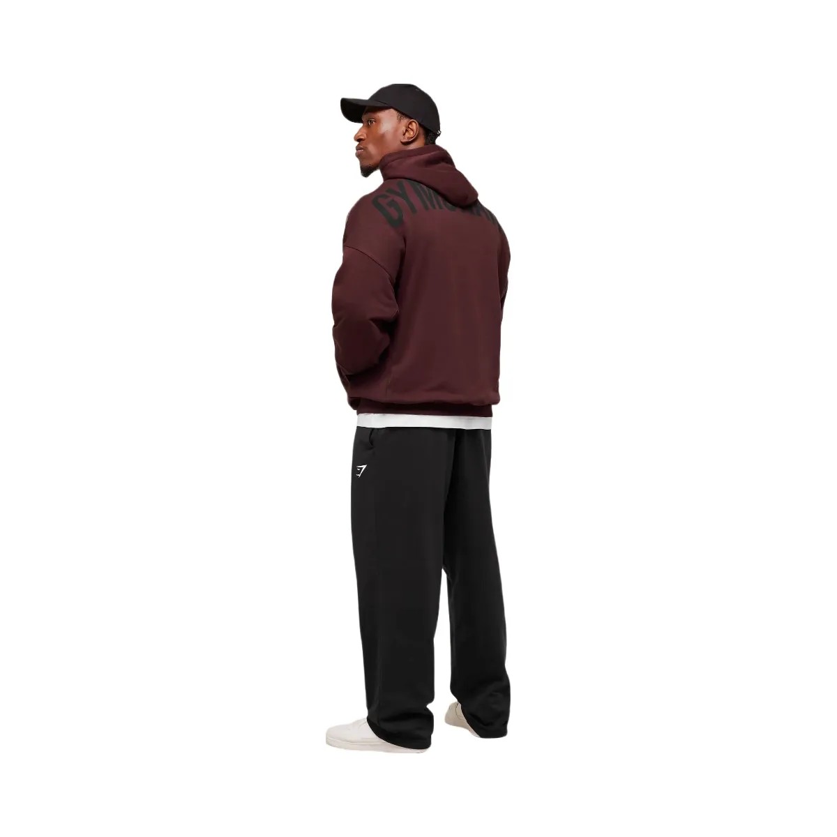 Gymshark Power Hoodie - Rich Maroon - HypeFly India View 5