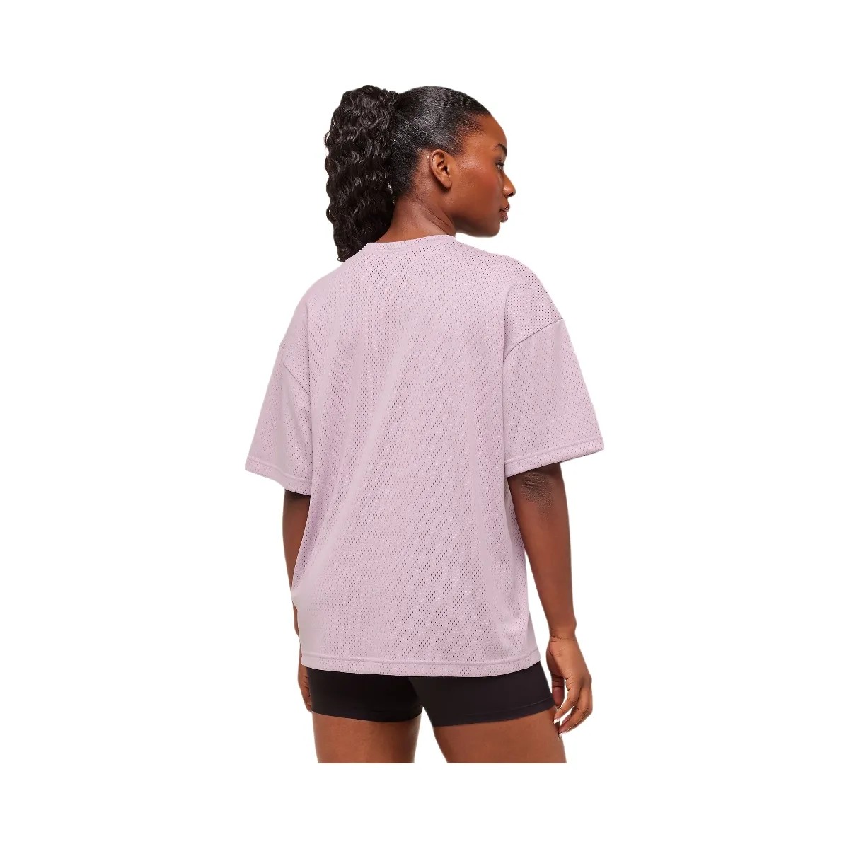 Gymshark Lifting Mesh Oversized Tee - Warm Lilac - HypeFly India View 2