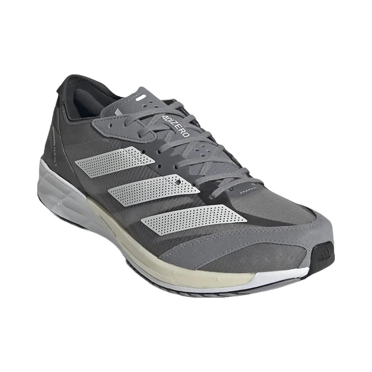 Adidas Adizero Adios 7 Grey Silver Metallic - HypeFly India View 3