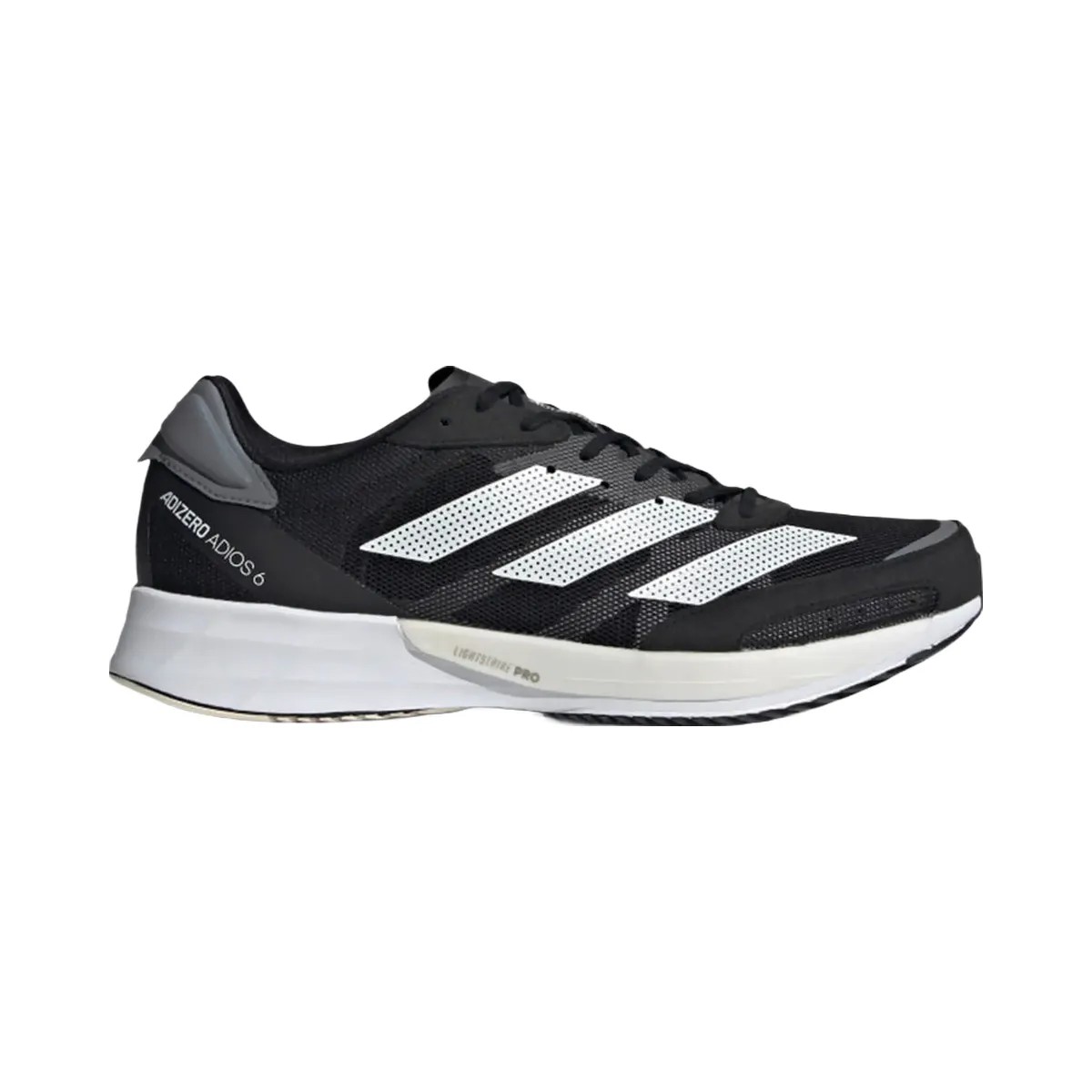 Adidas Adizero Adios 6 Black White - HypeFly India View 1