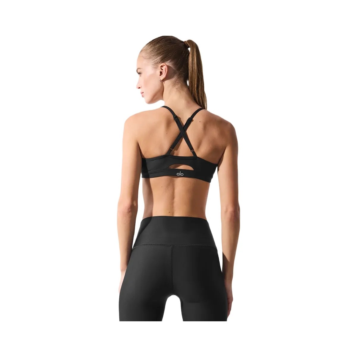 Alo Women's Airlift Intrigue Bra - Black - HypeFly India View 3