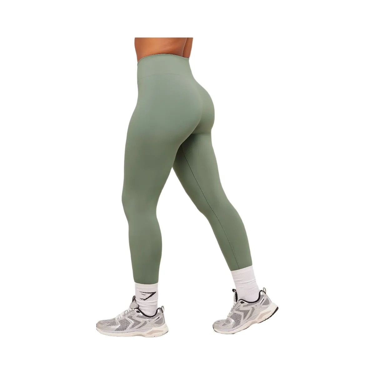 Gymshark Soft Sculpt Leggings - Unit Green - HypeFly India View 3