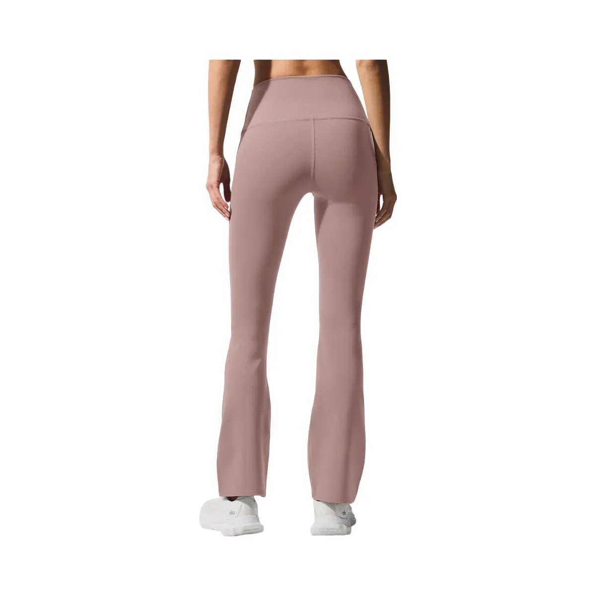 Alo Women's Airbrush High-Waist 7/8 Bootcut Legging - Taupe - HypeFly India View 3