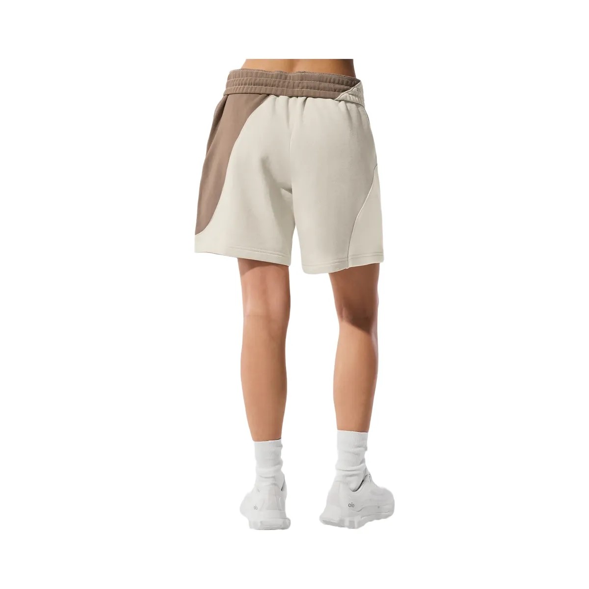 Alo Women's 7" Make Waves Short - Ivory/Bone/Gravel - HypeFly India View 2