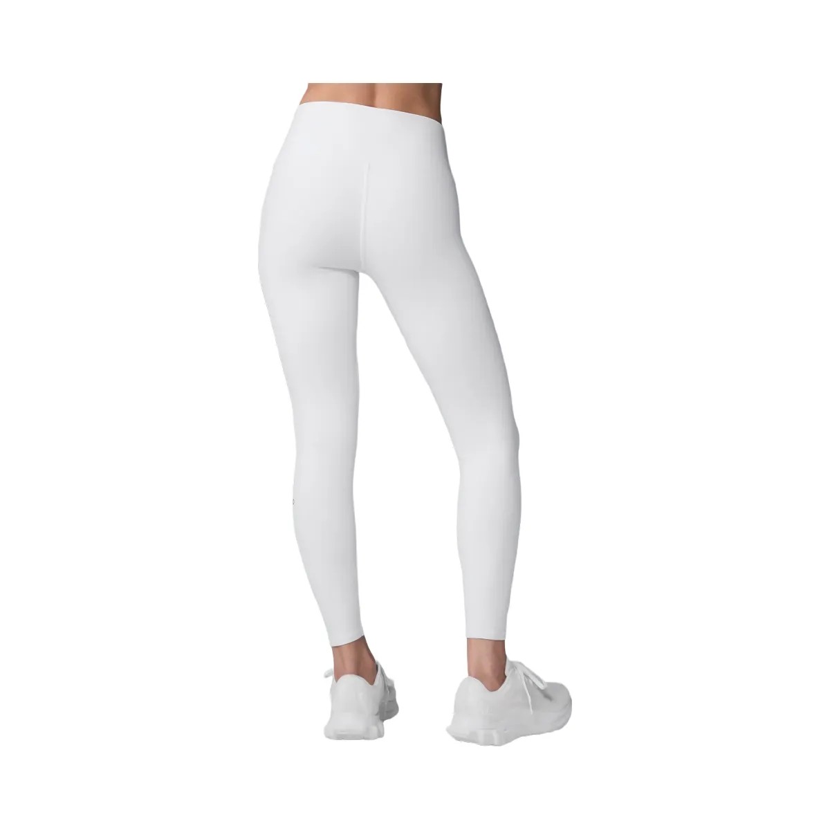 Alo Women's 7/8 High-Waist Airbrush Legging - White - HypeFly India View 3