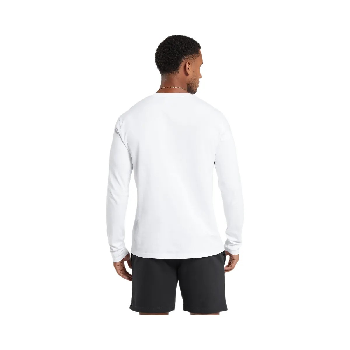 Gymshark Crest Long Sleeve T-Shirt - White - HypeFly India View 2