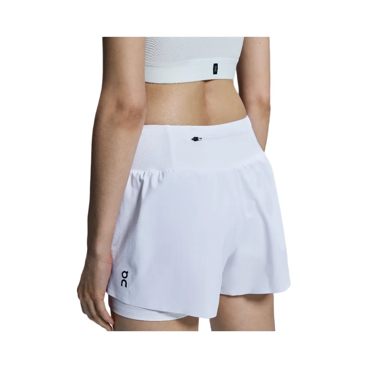 On Court Shorts White - HypeFly India View 5