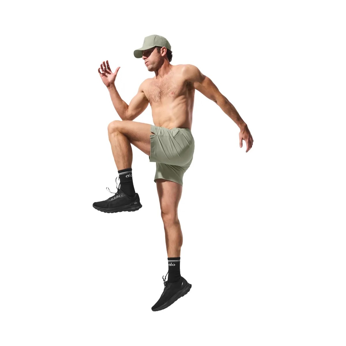 Alo Men's 7" Repetition Short - Limestone - HypeFly India View 3