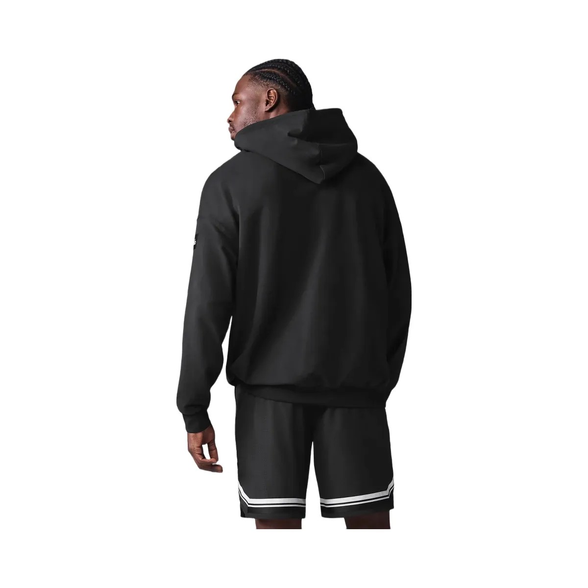 Alo Men's Double Take Hoodie - Black - HypeFly India View 2