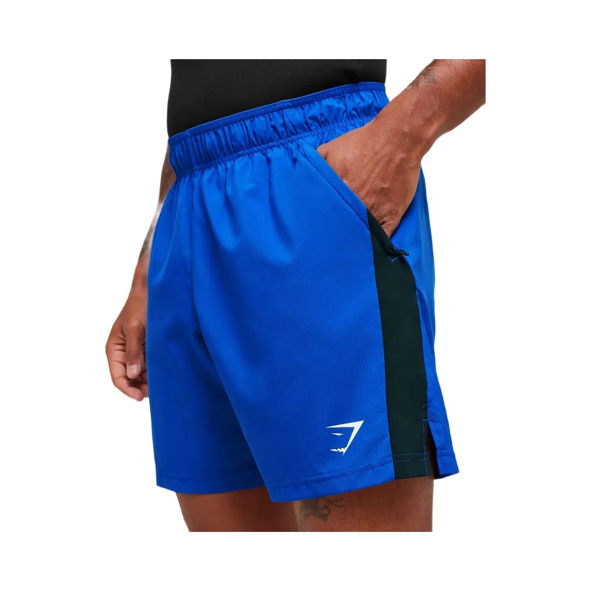 Gymshark Sport 7" Shorts - Athletic Blue/Black - HypeFly India View 6