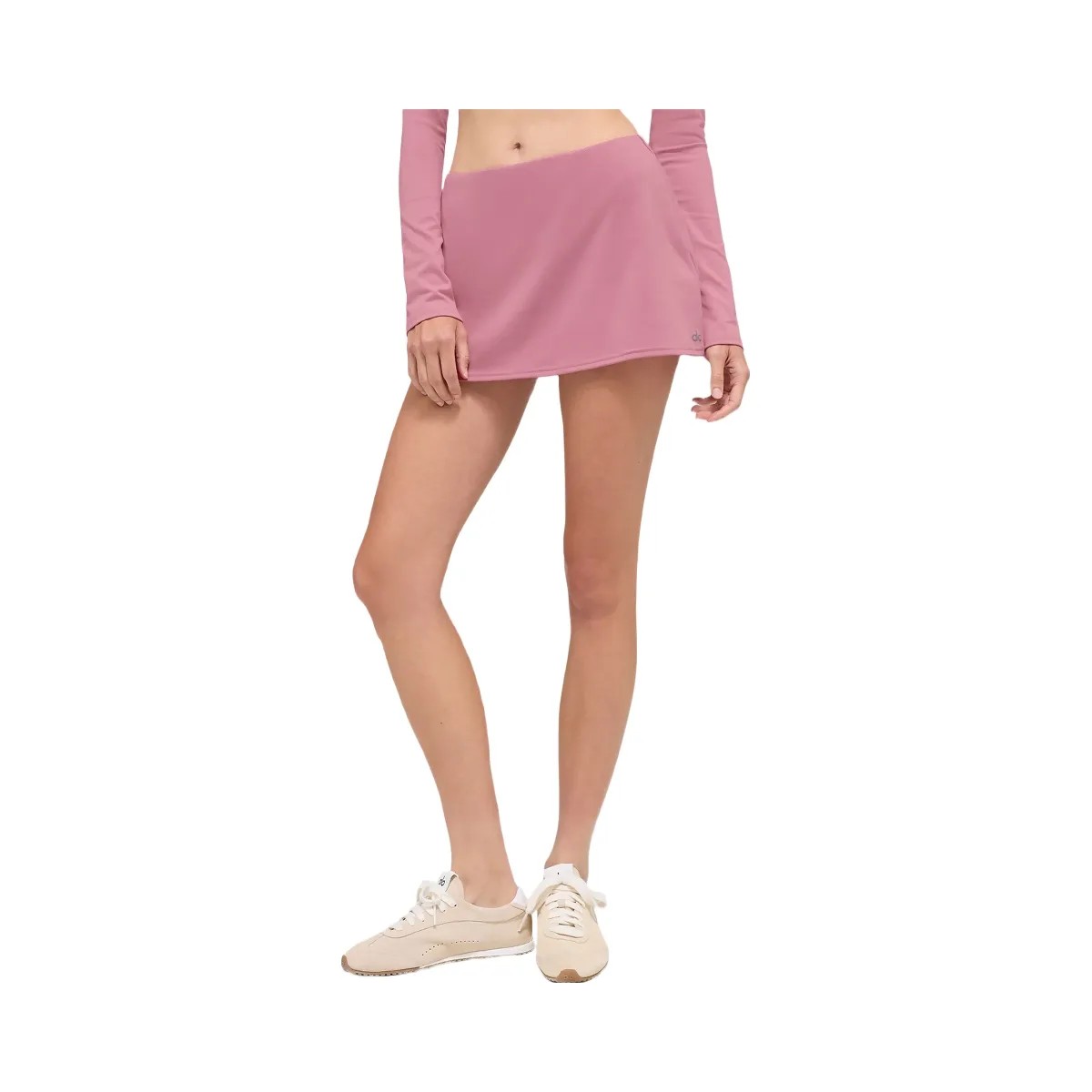Alo Women's Softsculpt Precision Mini Skirt - Pink Wild Rose - HypeFly India View 1