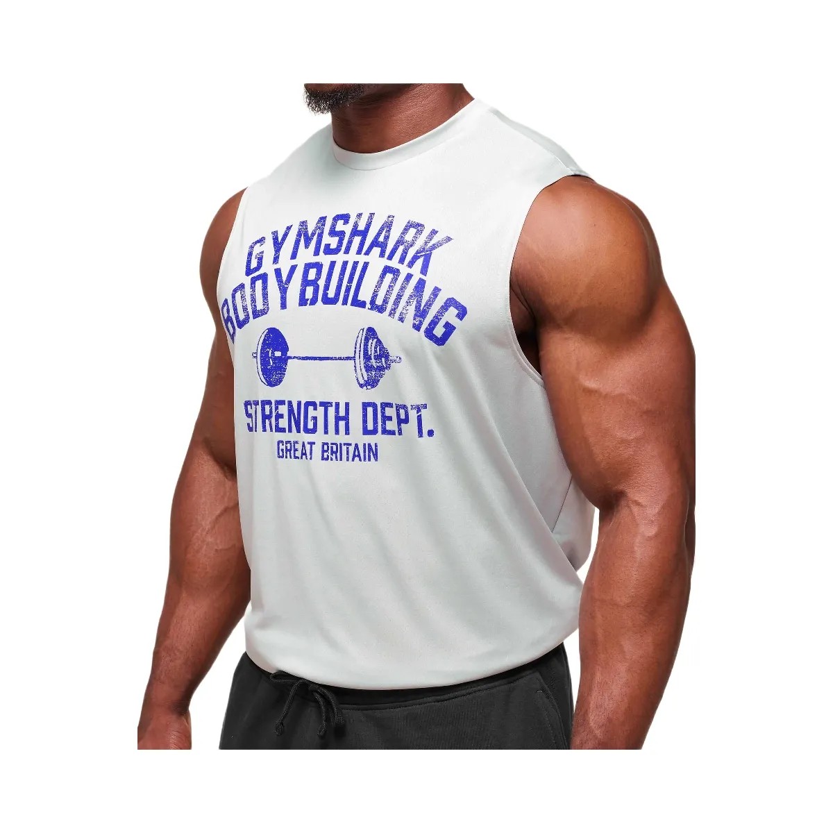 Gymshark Olympic Bar Tank - Metal Grey - HypeFly India View 4