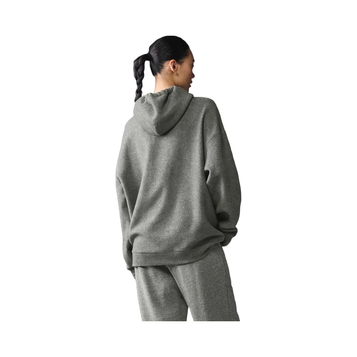 Alo Women's Triumph Restore Hoodie - Grey Triblend - HypeFly India View 3
