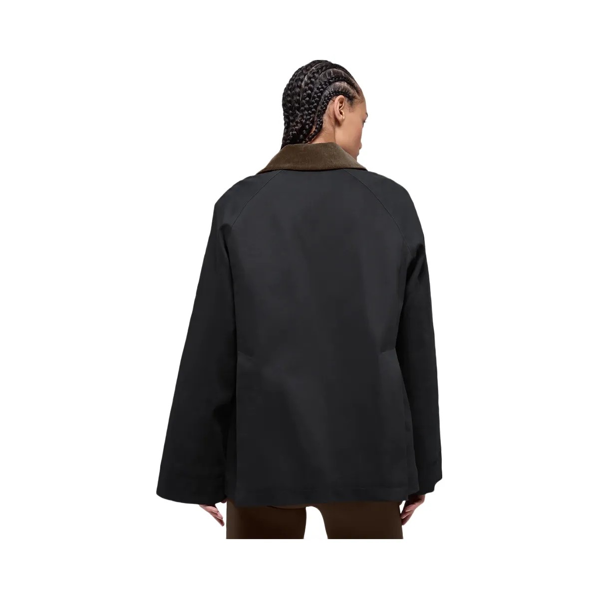 Alo Women's Twill Barn Jacket - Black/Espresso - HypeFly India View 3