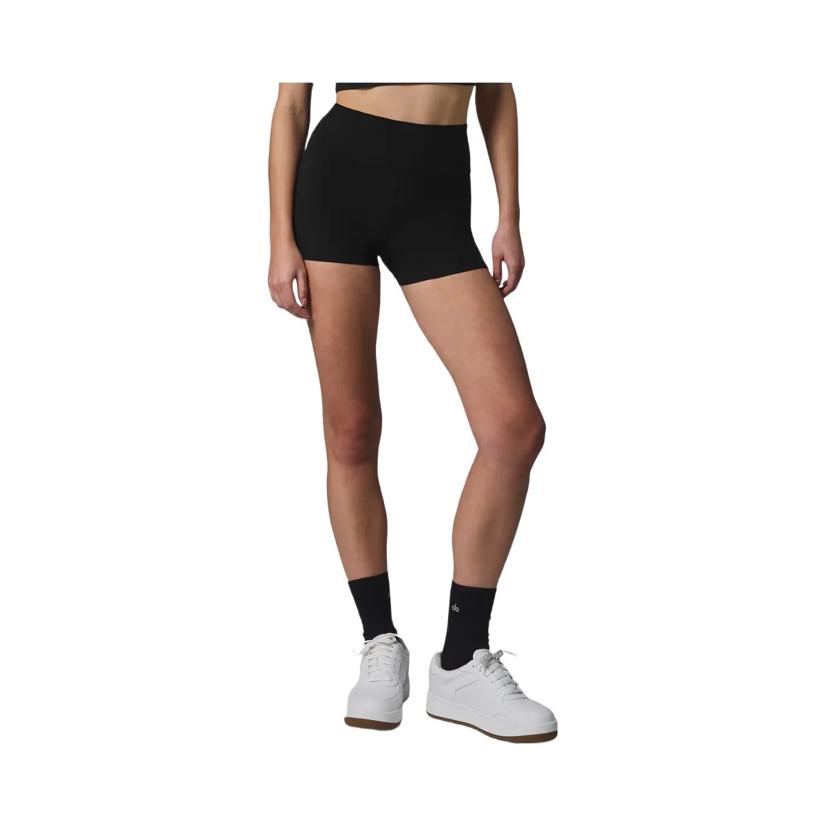 Alo Women's Alosoft High-Waist Carefree Short - Black - HypeFly India View 1