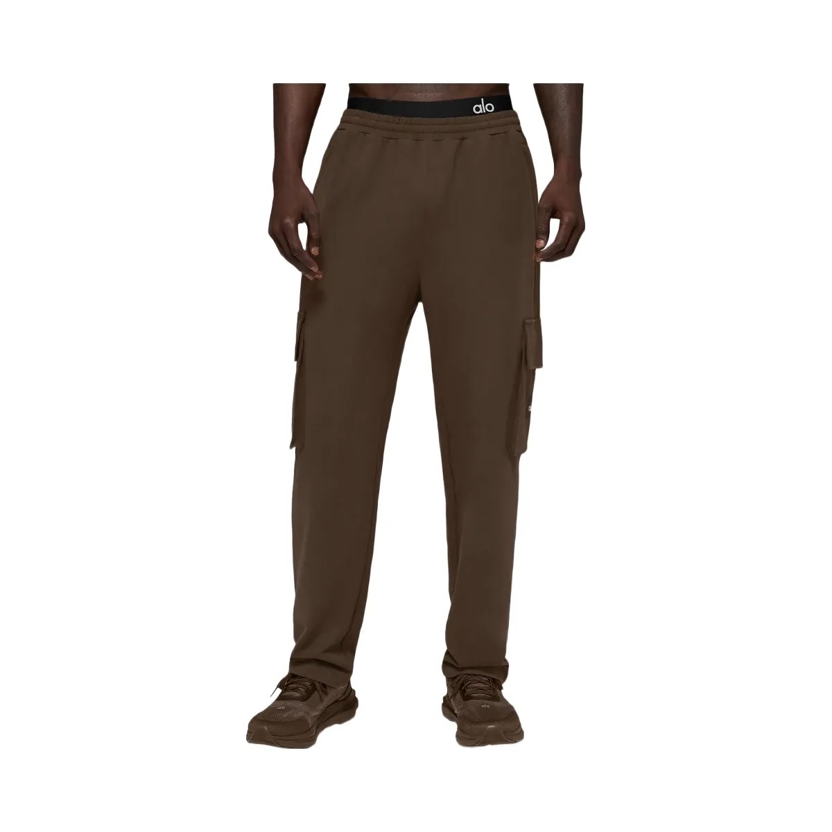 Alo Men's Double Take Cargo Pant - Espresso - HypeFly India View 4