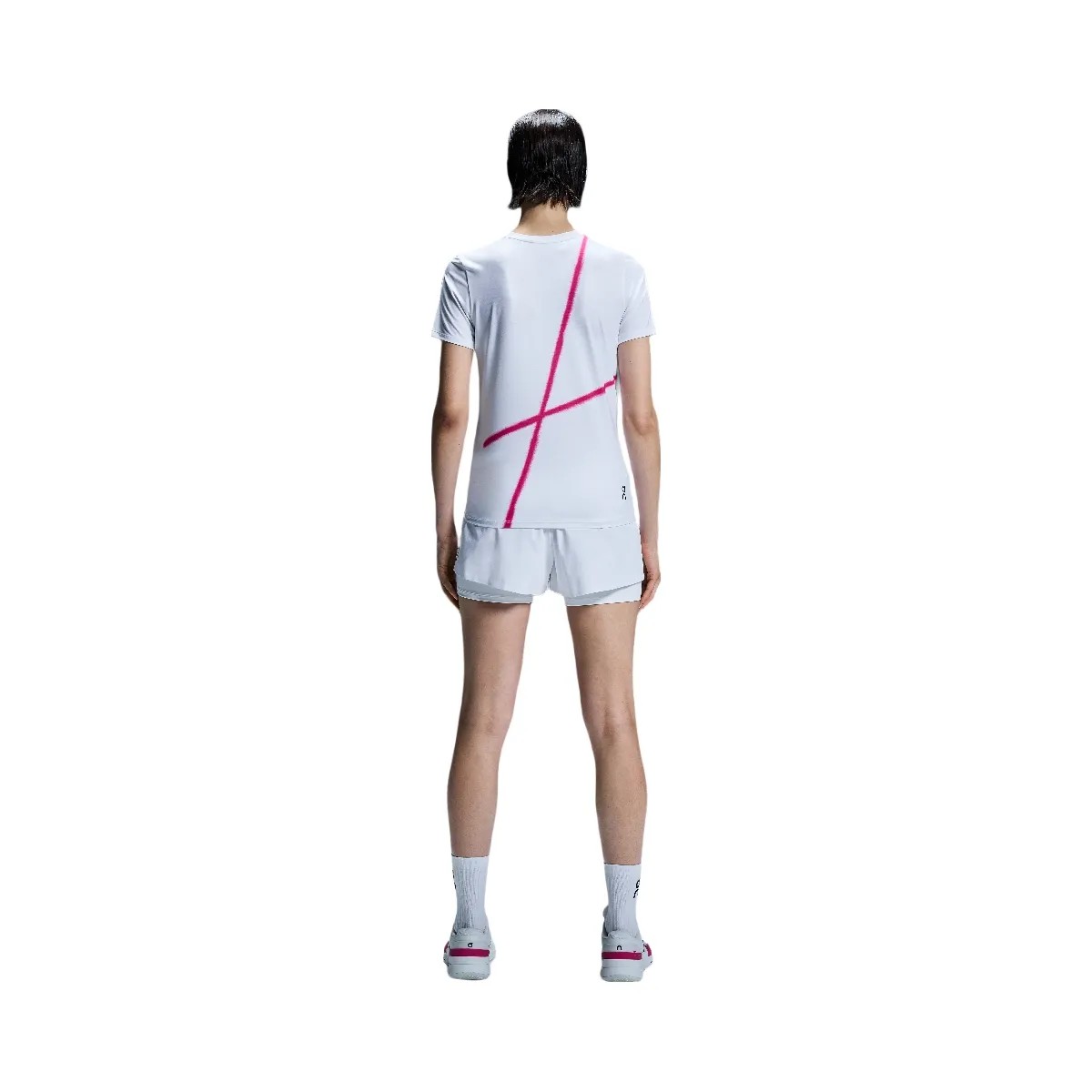 On Court Shorts White - HypeFly India View 2