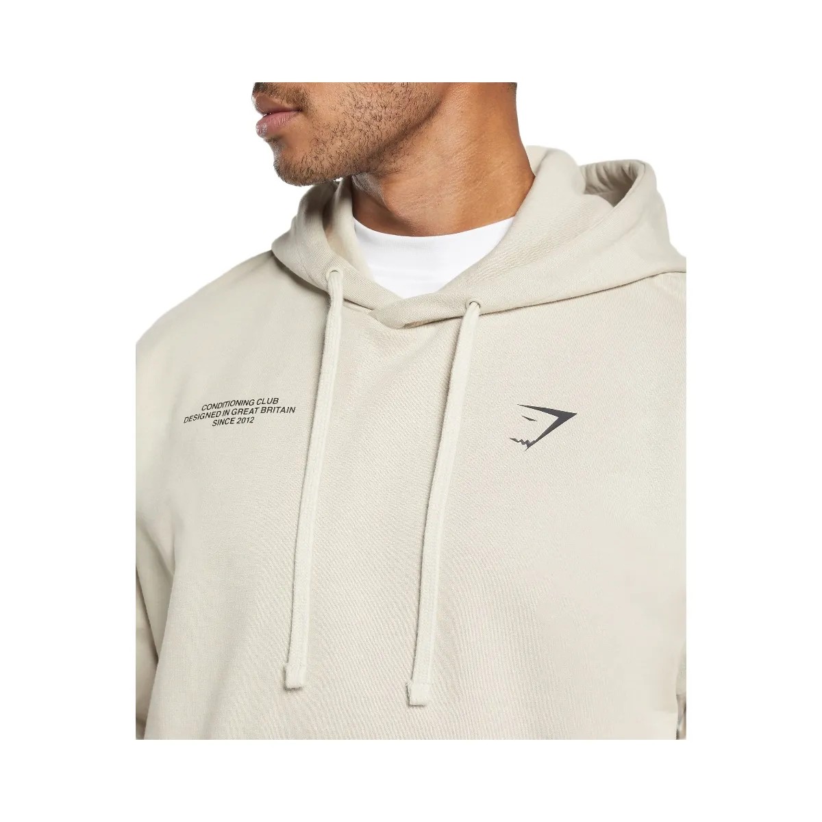 Gymshark Conditioning Club Hoodie - Pebble Grey - HypeFly India View 4