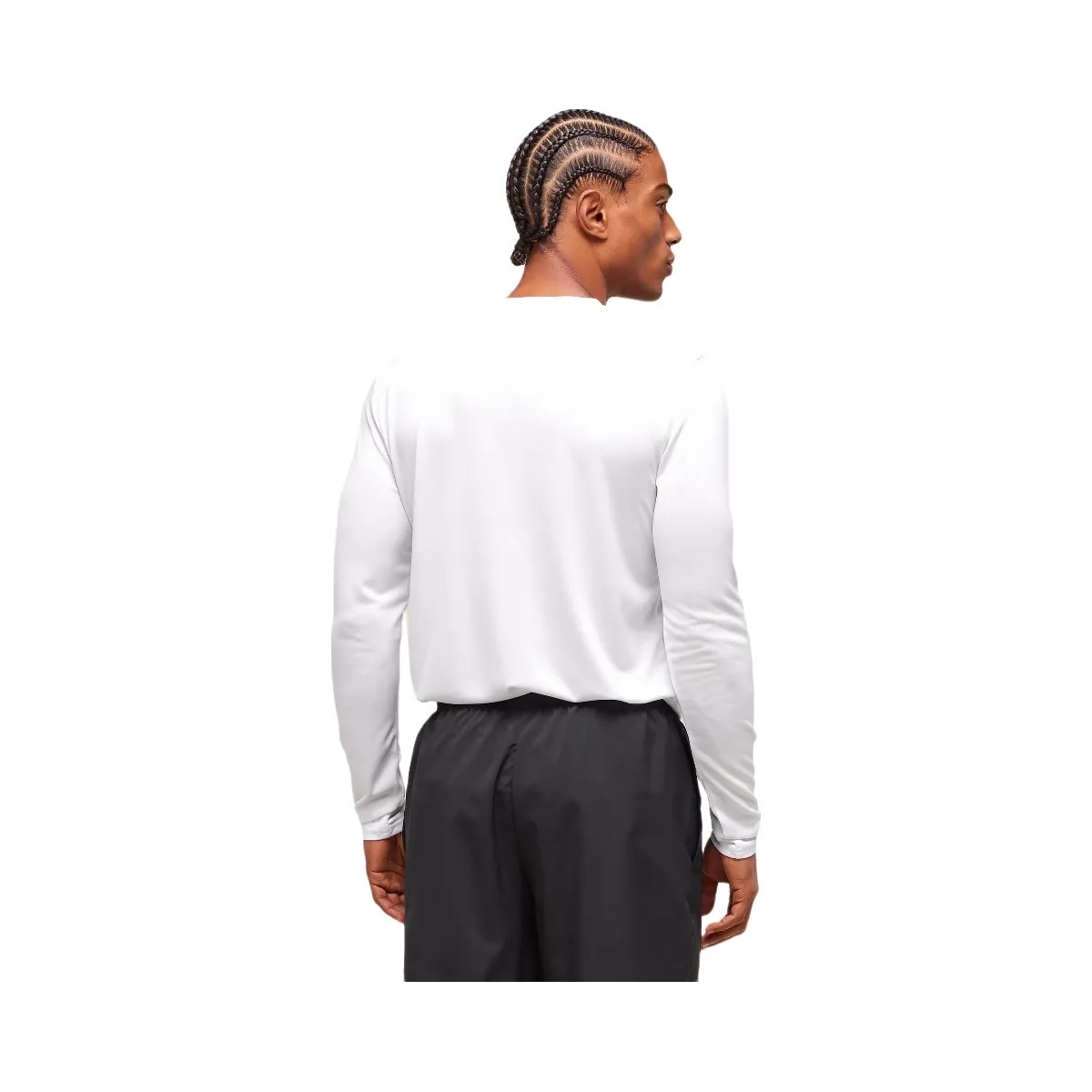 Gymshark Arrival Long Sleeve T-Shirt - White - HypeFly India View 2