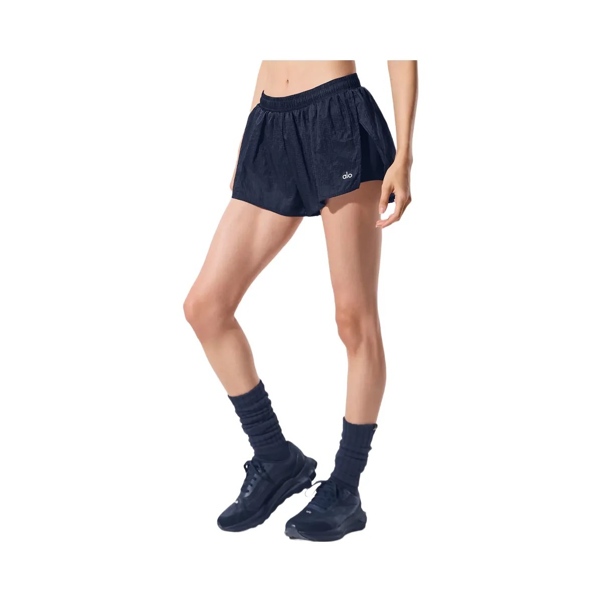 Alo Women's Game Time Short - Navy - HypeFly India View 4