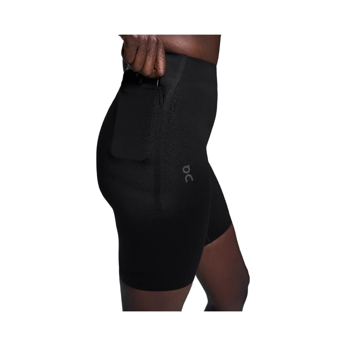 On Active 1/2 Tights Black - HypeFly India View 5