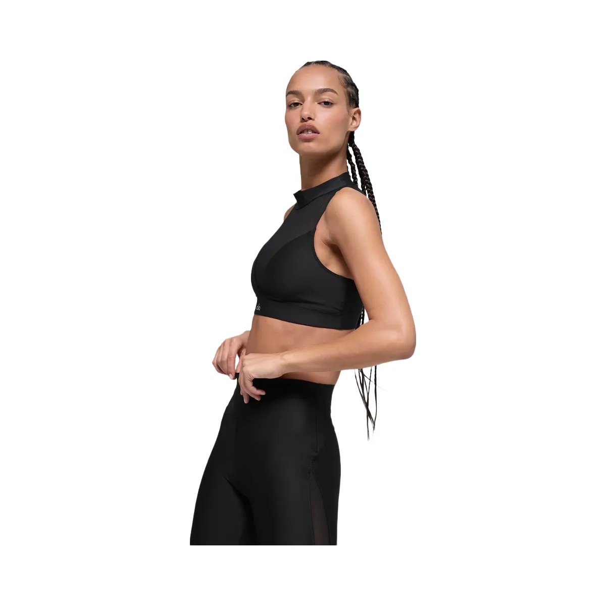 Alo Women's Airlift Mesh Infatuation Bra - Black - HypeFly India View 4