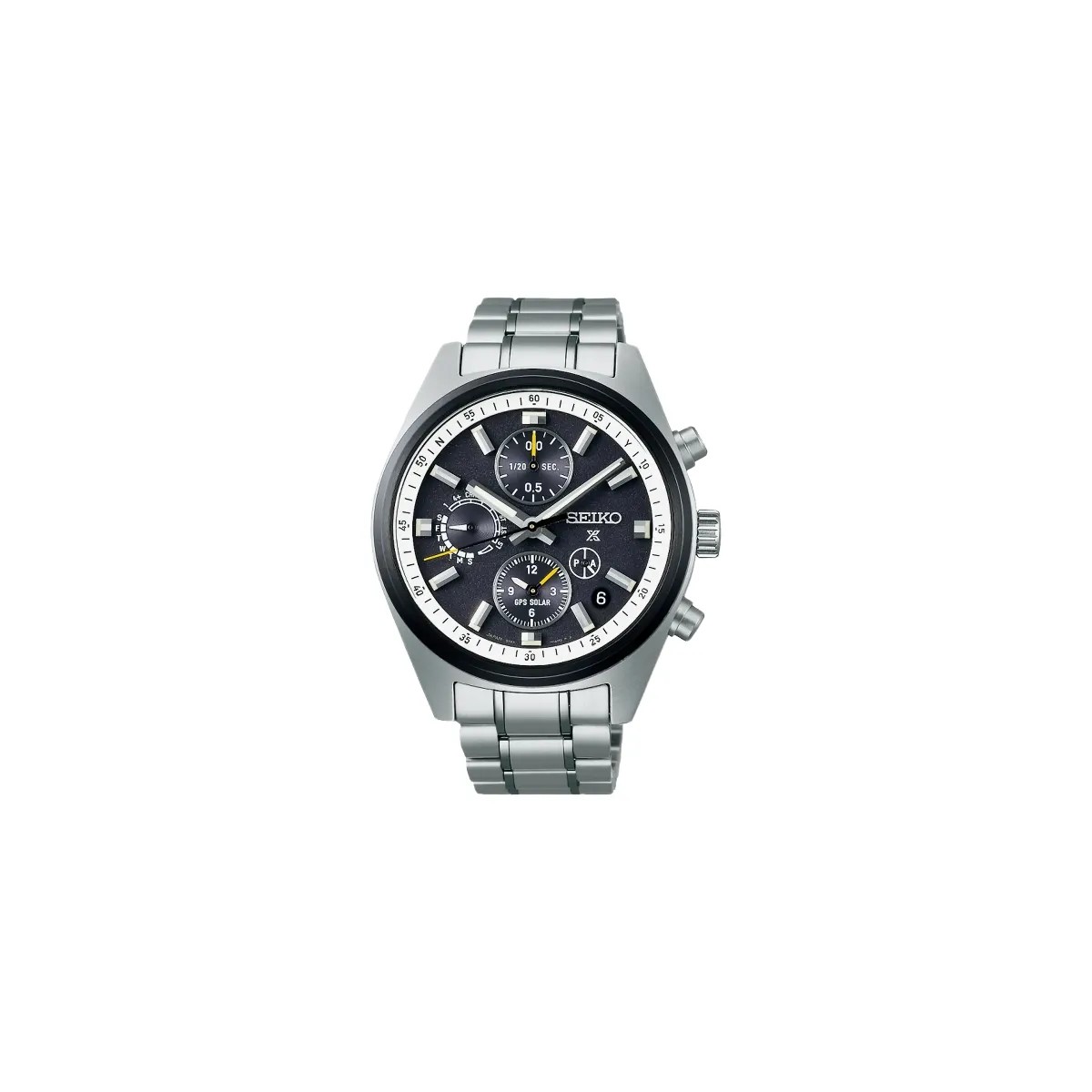 Seiko Prospex GPS Solar Chronograph Speedtimer in Black - SSH167J1 Men's - HypeFly India View 1