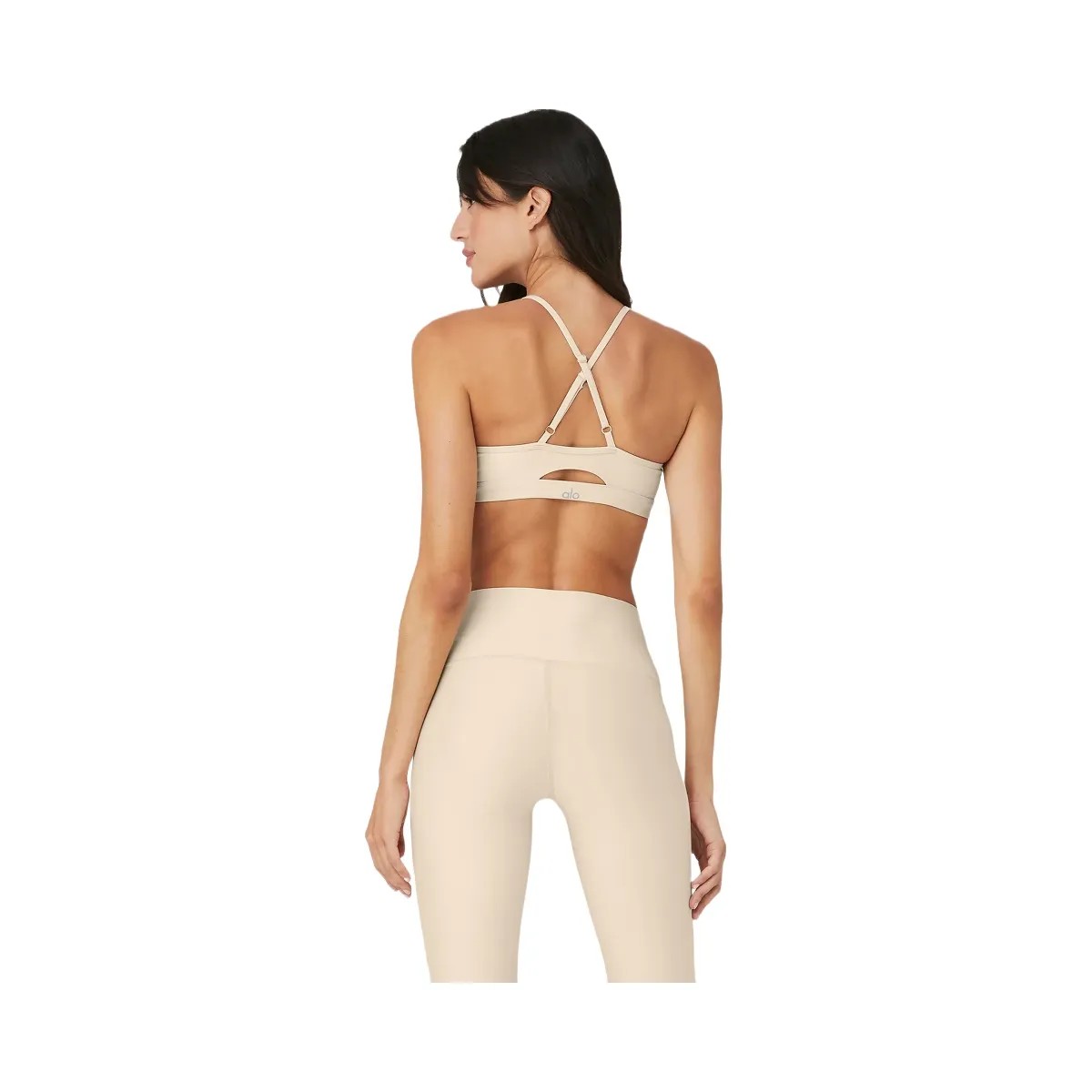 Alo Women's Airlift Intrigue Bra - Macadamia - HypeFly India View 2