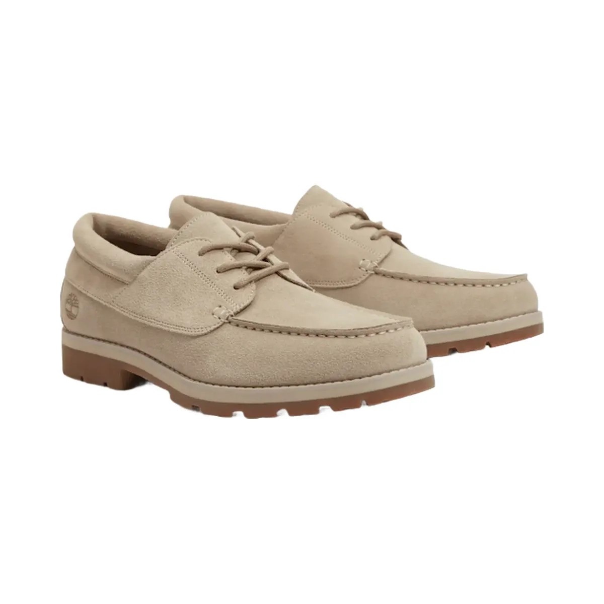 Timberland Britton Square Lace-Up Shoe Light Brown Suede Men'S - HypeFly India View 1