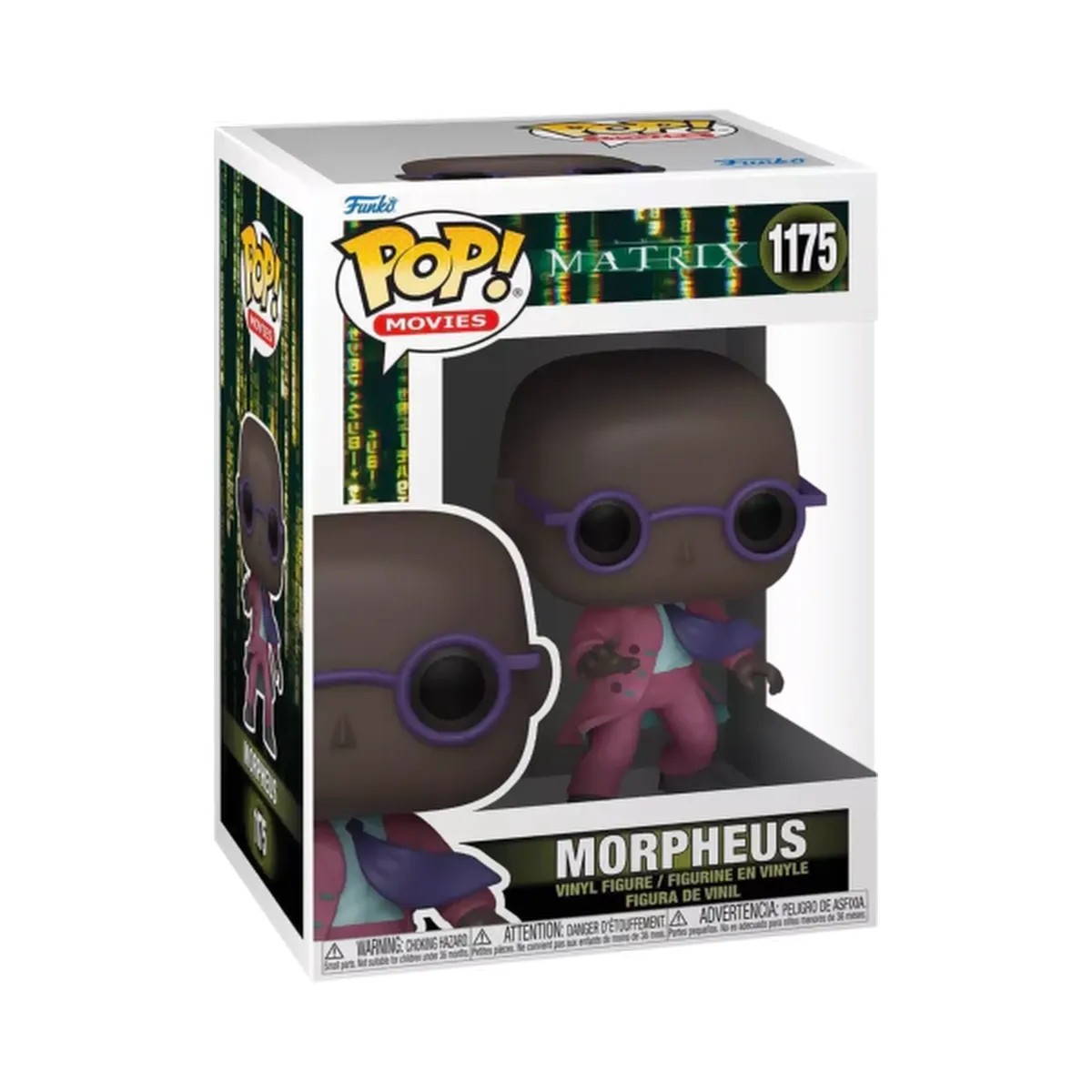 Funko Pop! The Matrix Resurrections - Morpheus in Pink Suit #1175 - HypeFly India View 1