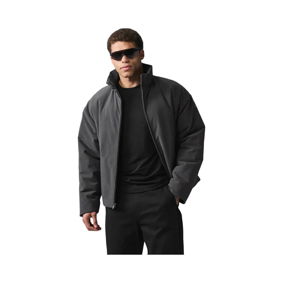 Alo Men's Stretch Woven Notable Jacket - Anthracite - HypeFly India View 1