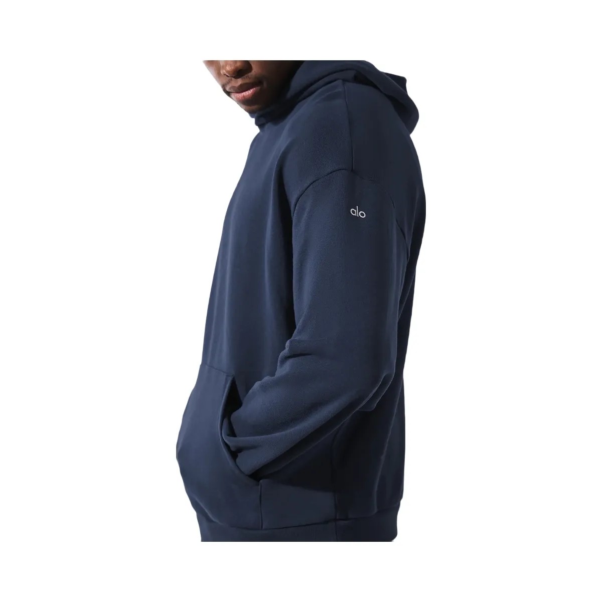 Alo Men's Chill Hoodie - Navy - HypeFly India View 3
