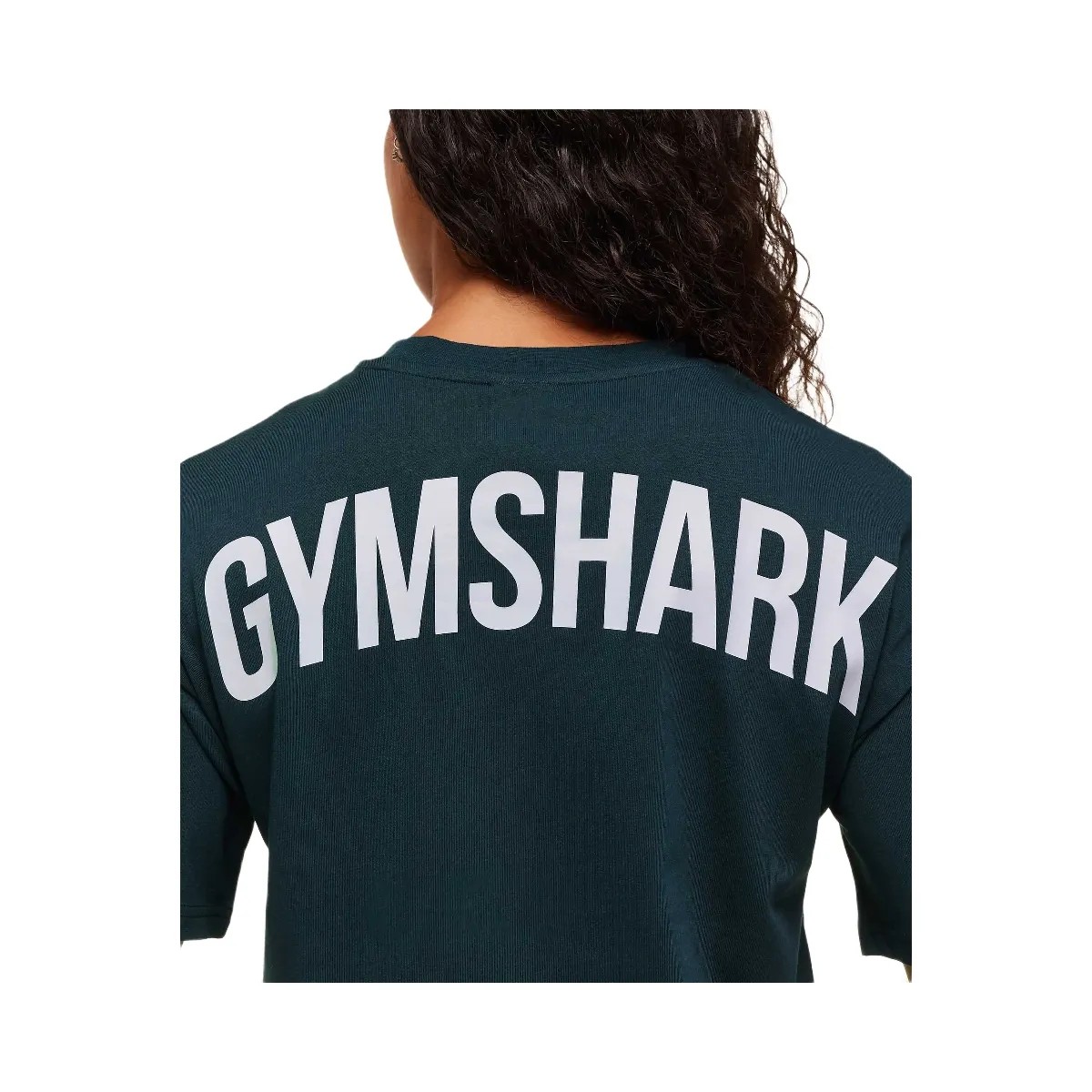 Gymshark Power Oversized T-Shirt - Deep Petrol Blue/Smoke Blue - HypeFly India View 4