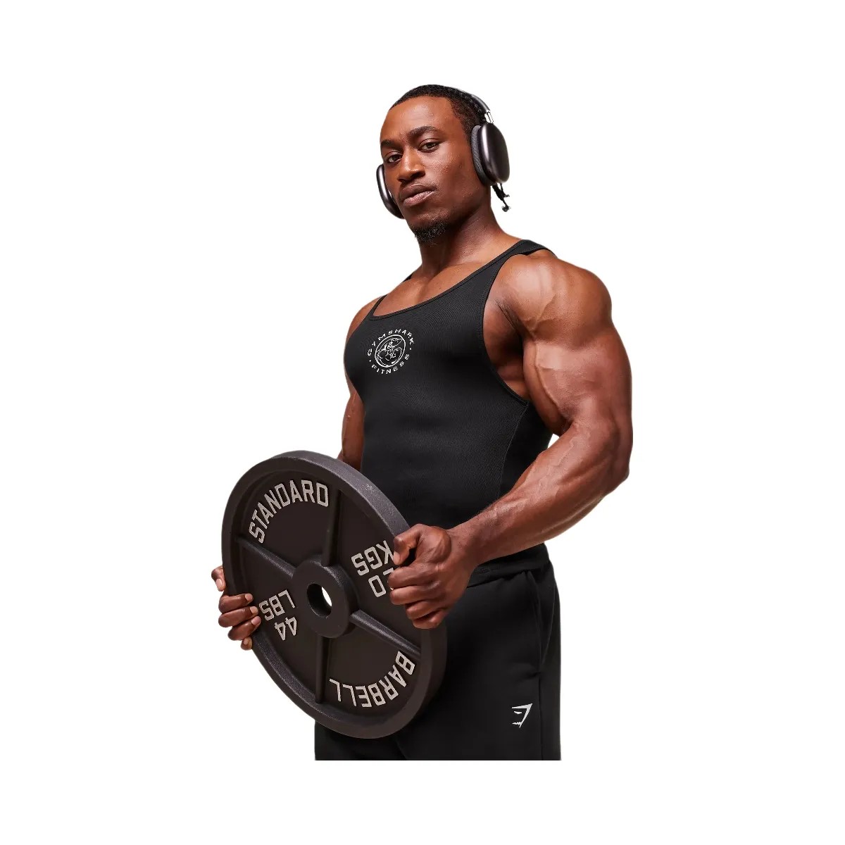 Gymshark Lifting Club Ribbed Tank - Black - HypeFly India View 4