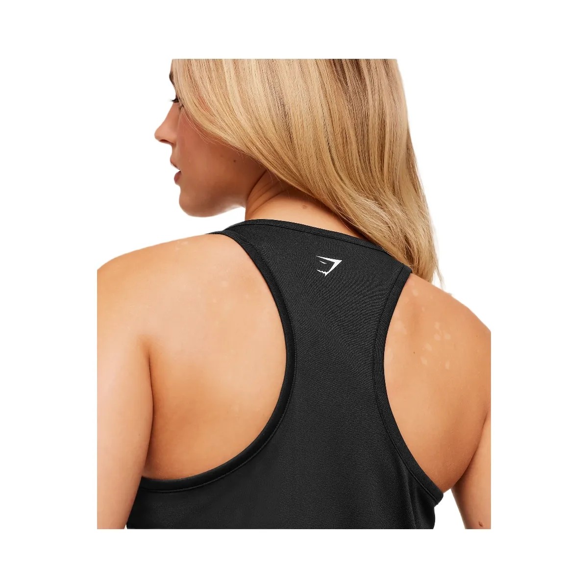 Gymshark Wordmark Graphic Tank - Black - HypeFly India View 5