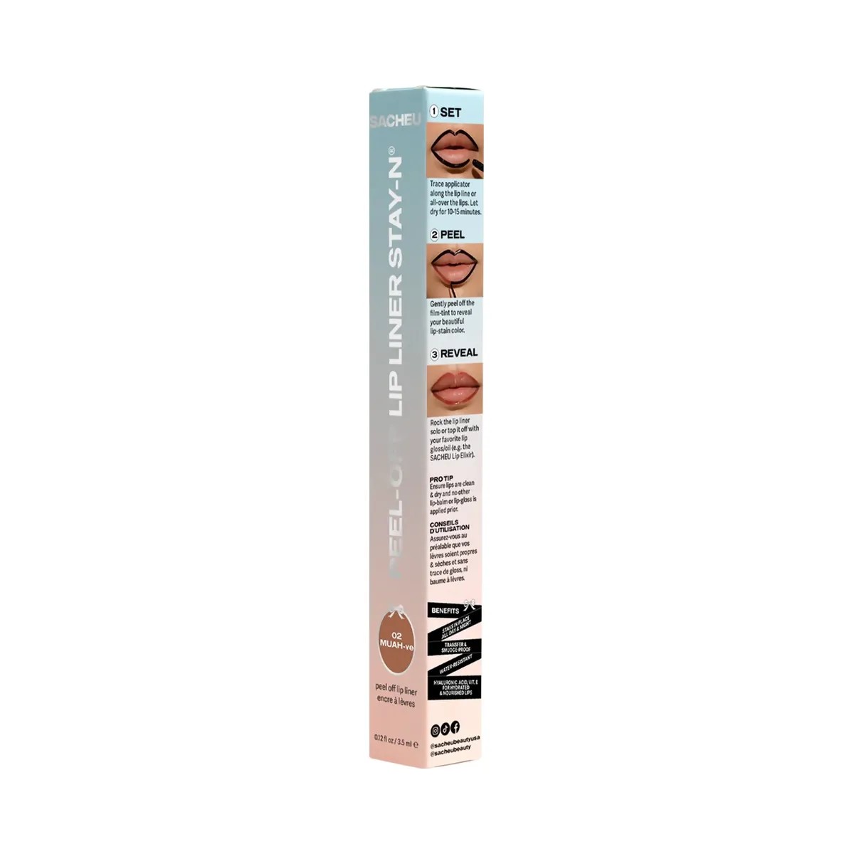 SACHEU Peel Off Lip Liner STAY-N - HypeFly India View 1