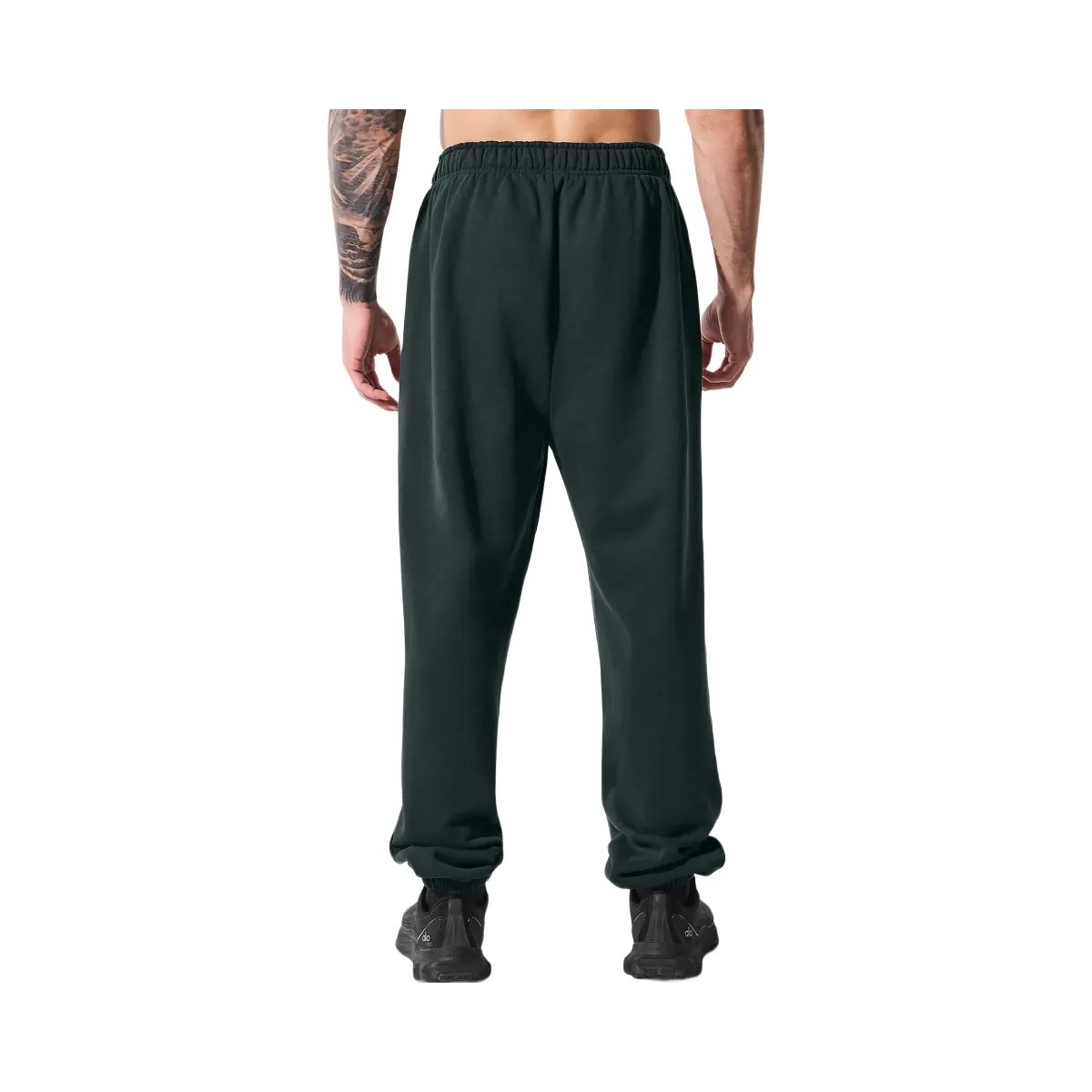 Alo Men's Accolade Sweatpant - Charcoal Green - HypeFly India View 4