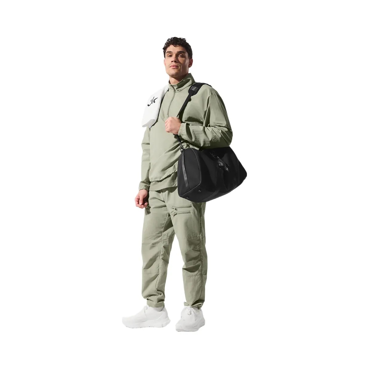 Alo Men's Takeaway Track Pant - Limestone - HypeFly India View 1