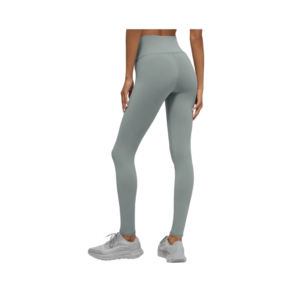 Alo Women's High-Waist Airbrush Legging - Lunar Grey - HypeFly India View 3