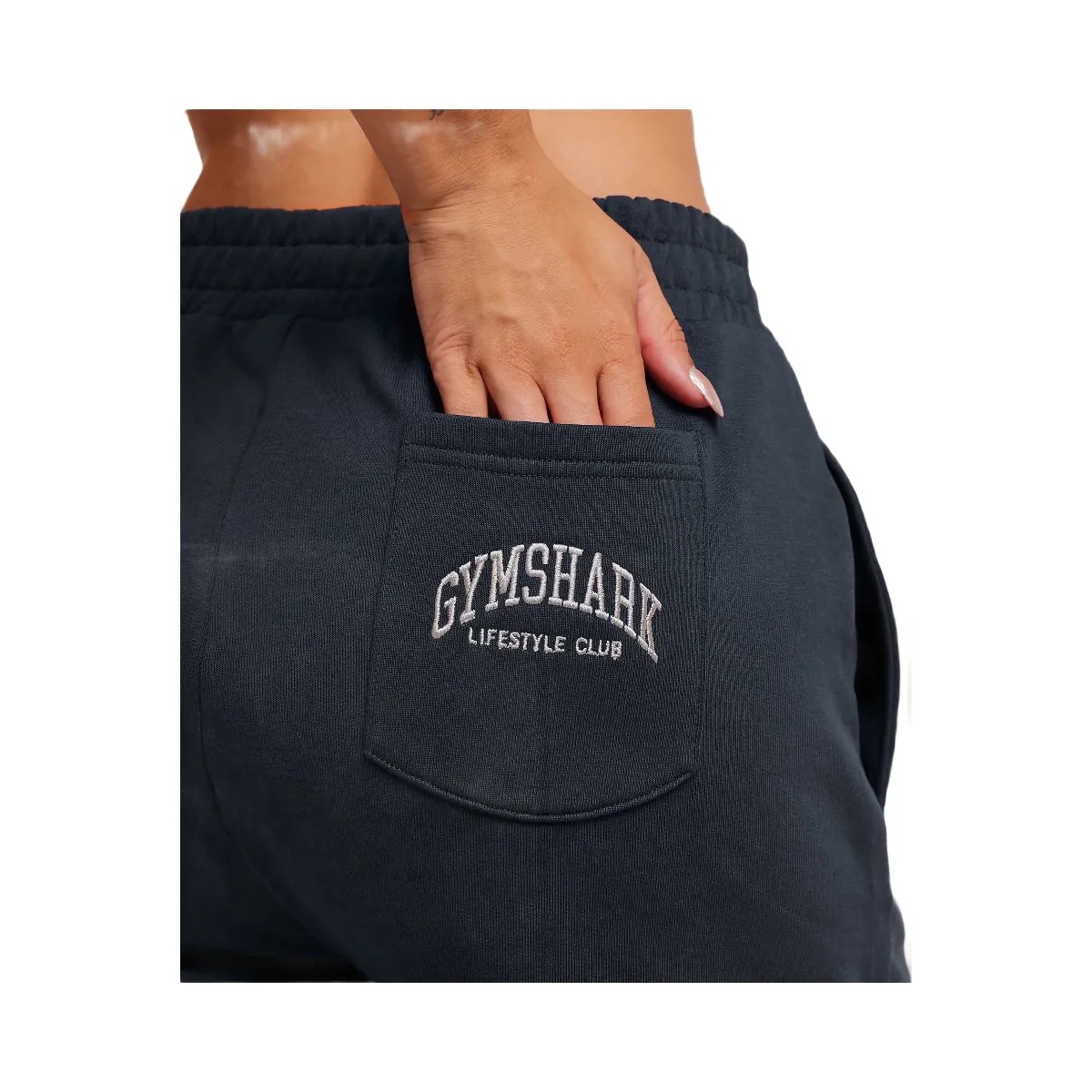 Gymshark Collegiate Graphic Short - Heavy Blue - HypeFly India View 4