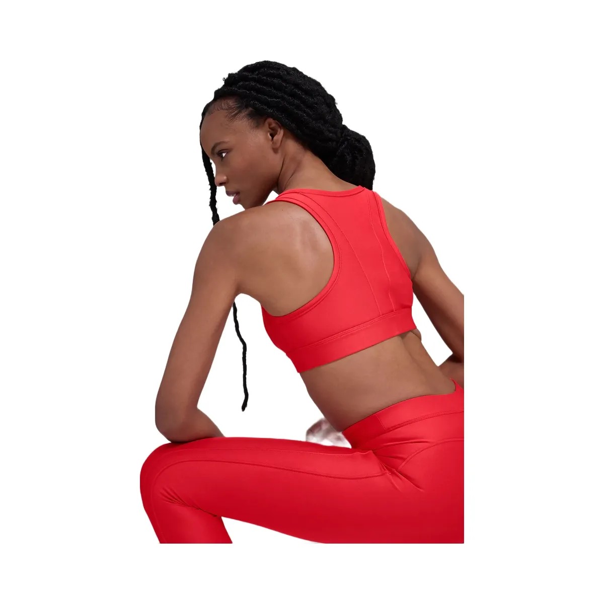 Alo Women's Airlift Ignite Bra - Bright Red - HypeFly India View 4