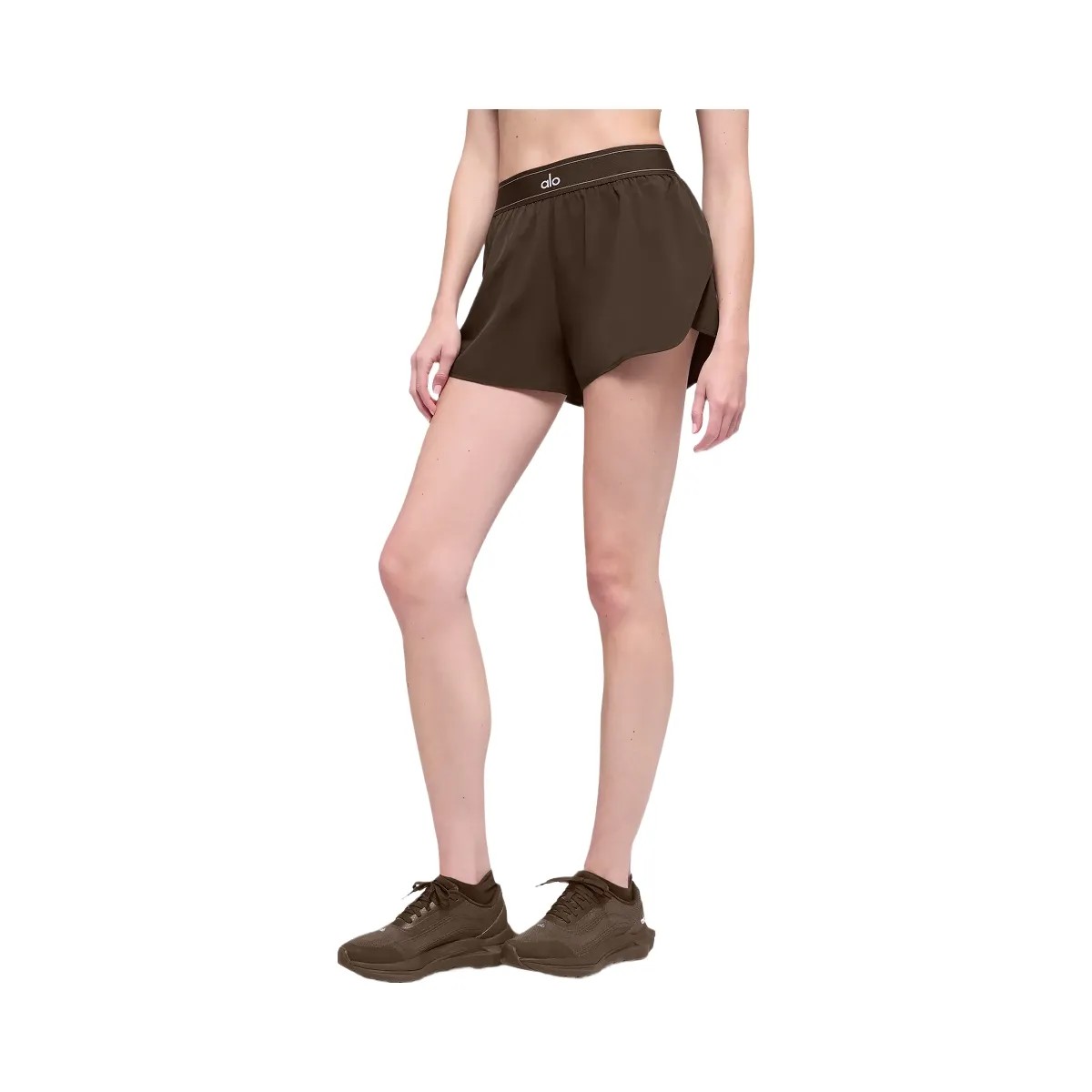Alo Women's Match Point Short - Espresso - HypeFly India View 1