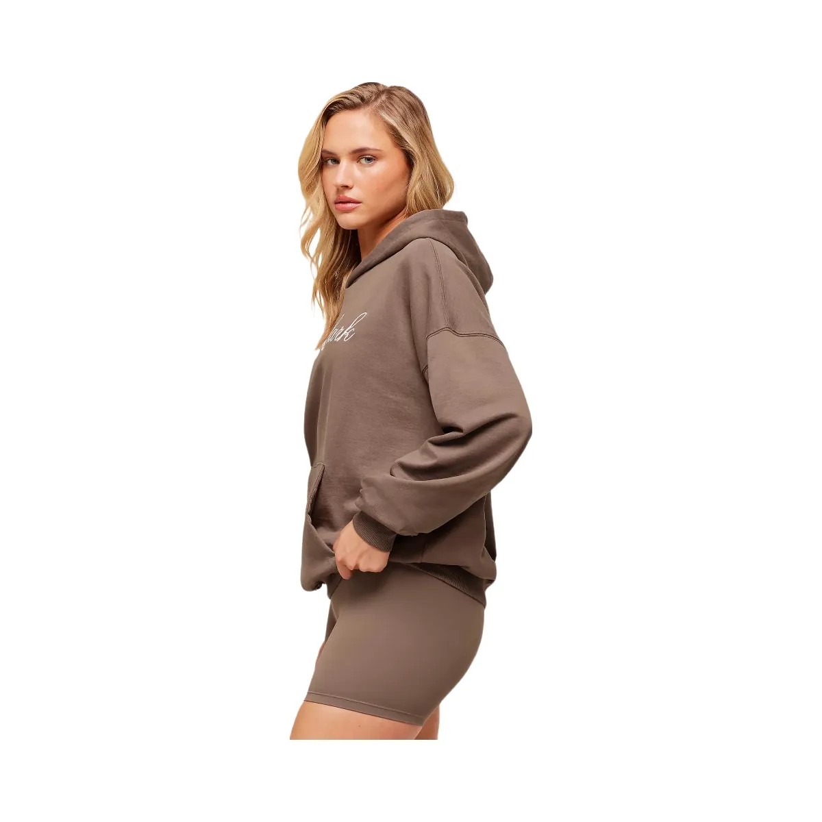 Gymshark All Seasons Graphic Hoodie - Soft Brown - HypeFly India View 2