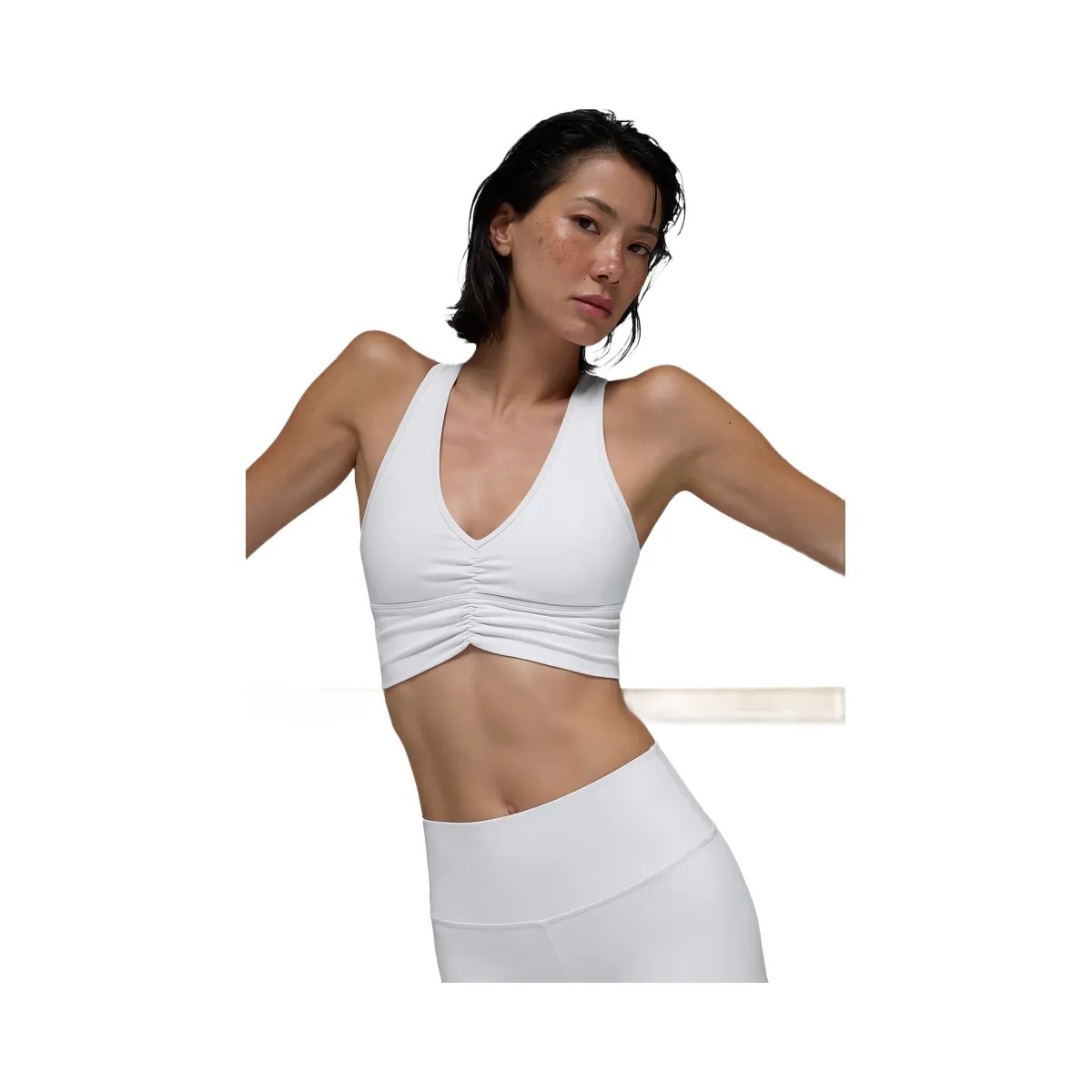 Alo Women's Wild Thing Bra - White - HypeFly India View 1