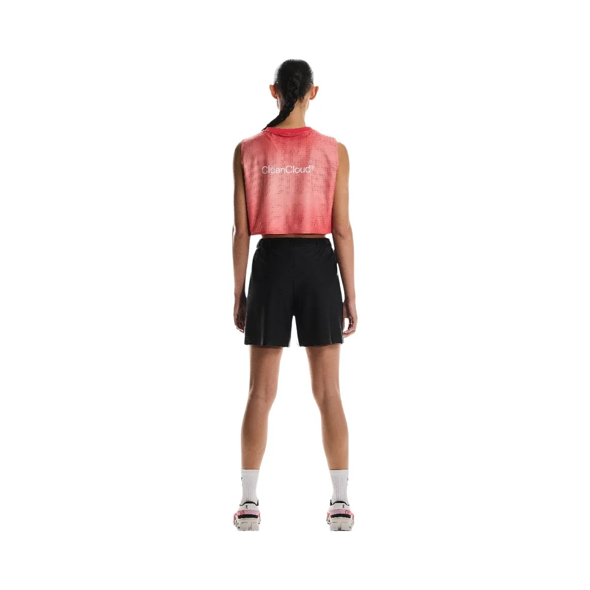 On Pace Mesh Shorts Black - HypeFly India View 6